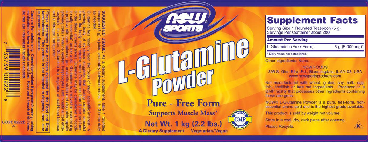 L-Glutamin-Pulver – 1000 Gramm