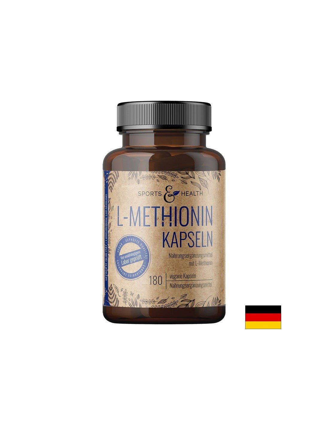 Nervensystem – L-Methionin 500 mg, 180 Kapseln <tc>Sports & Health Solutions</tc>