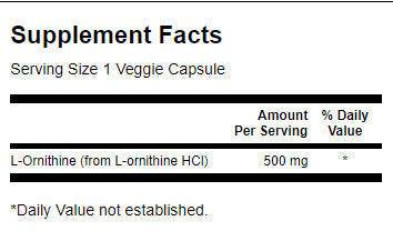 L-Ornithin 500 mg – 60 Kapseln