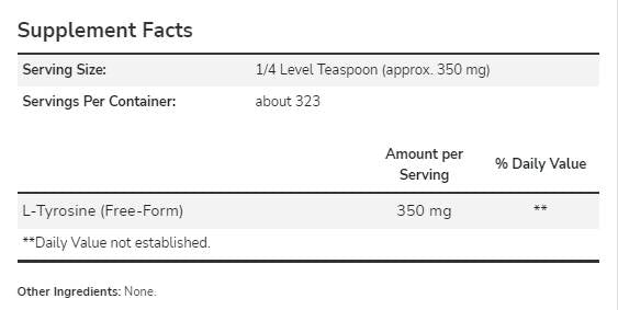 L-Tyrosin-Pulver – 113 Gramm