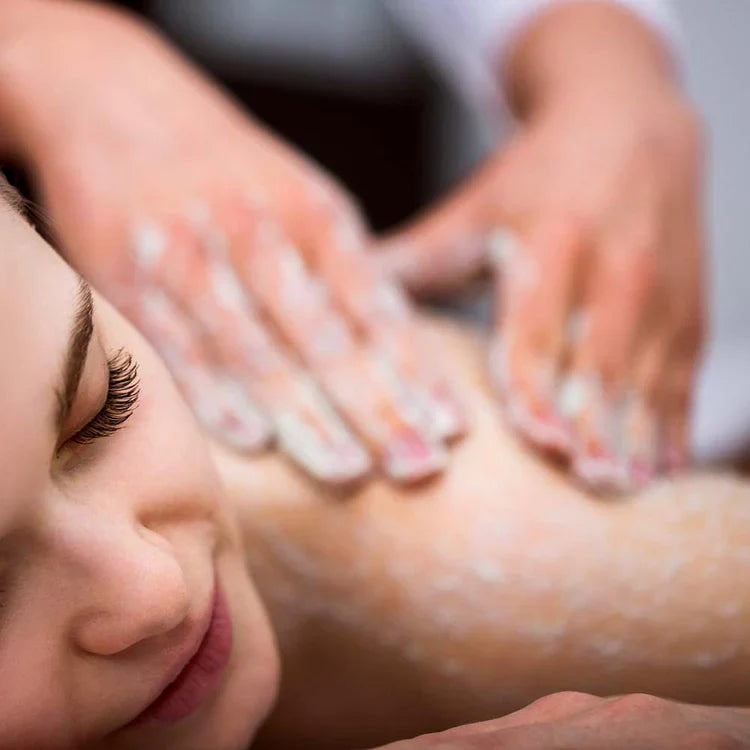 Zitronenglühpeeling für die Hauthilfe und das Glätten von 200 g