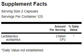 Lactobacillus acidophilus 2 Milliarden KBE 250 Kapseln
