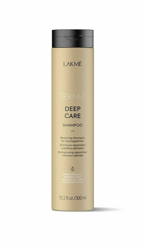 <tc>Lakme</tc> TEKNIA Deep Care Shampoo – Reparierendes und pflegendes Shampoo, 300 ml