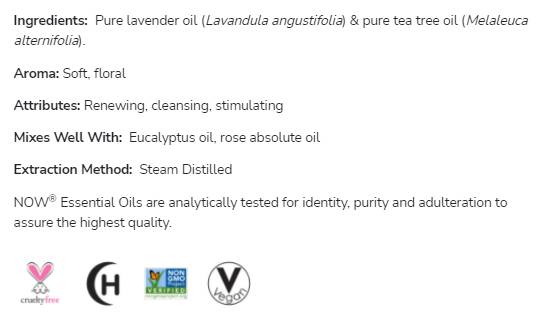 Lavendel- und Teebaumölmischung – 30 ml