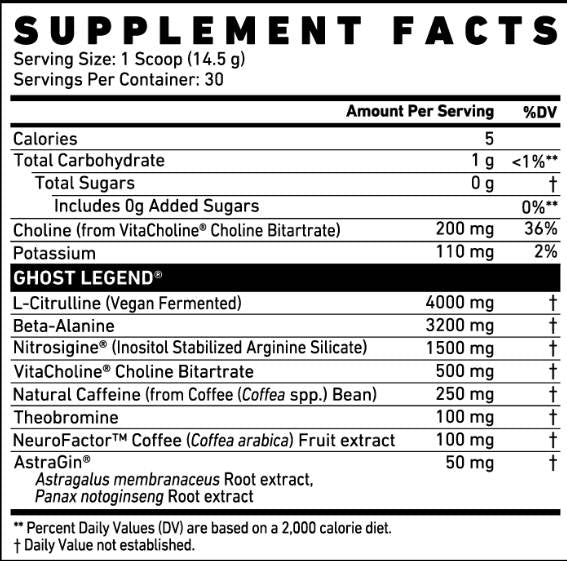 Legende V3 | Pre-Workout-Formel – 420 Gramm