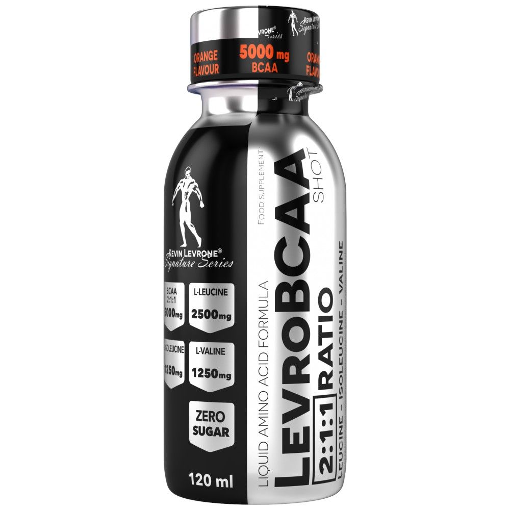 LevroBCAA Shot/5000 mg BCAA ohne Zucker – 120 ml