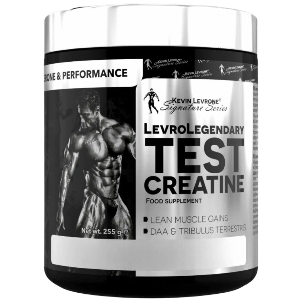 LevroLegendary Test Kreatin | mit DAA & Tribulus – 255 Gramm