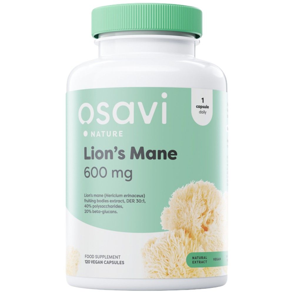 Löwenmähne 600 mg – 120 Kapseln