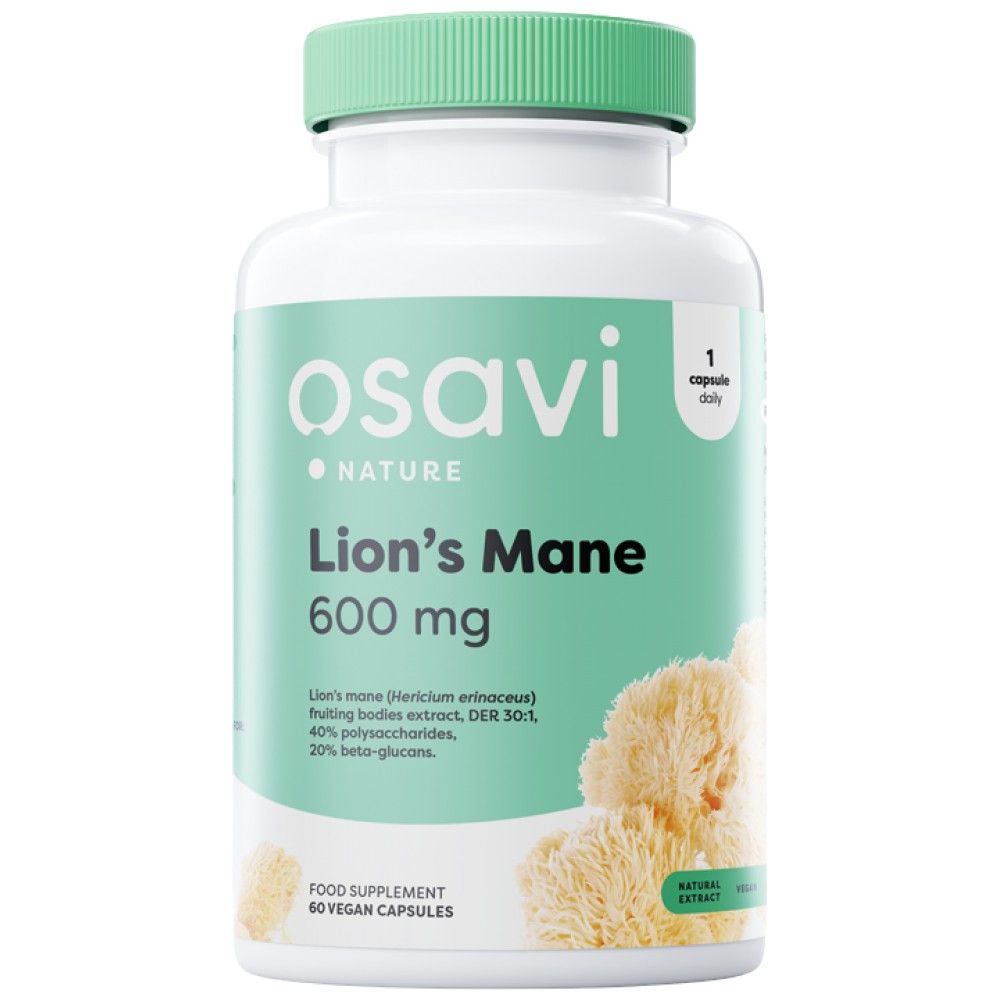 Löwenmähne 600 mg – 60 Kapseln