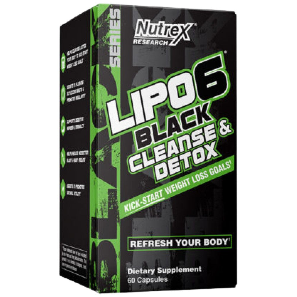 Lipo 6 Schwarz | Reinigen und entgiften – 60 Kapseln