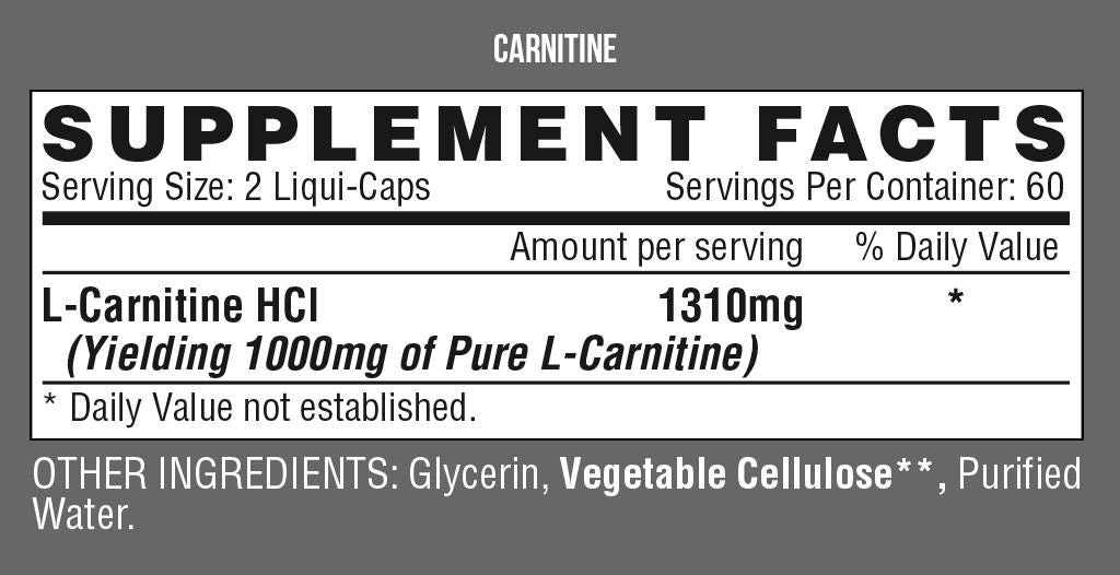 Lipo 6/L-Carnitin – 120 Gelkapseln