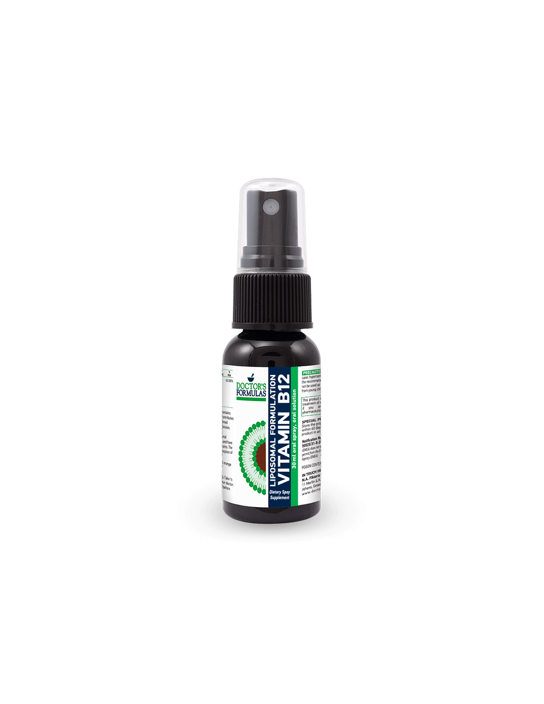 Liposomale Formulierung B12/Vitamin B12, 30 ml Mundspray Doctor's Formulas
