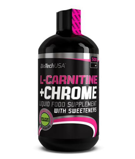 Flüssiges L-Carnitin + Chrom 500 ml.