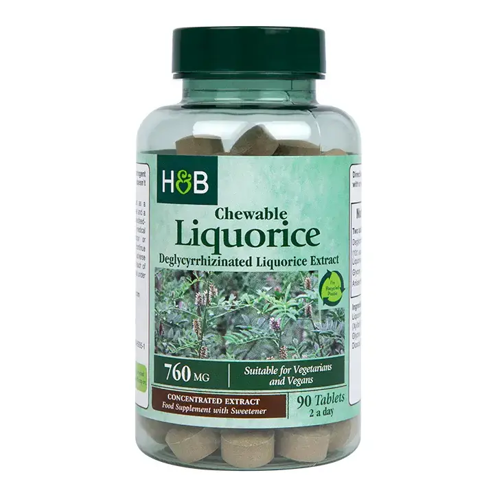 Süßholzwurzel 380 mg 90 Kautabletten HOLLAND & BARRETT