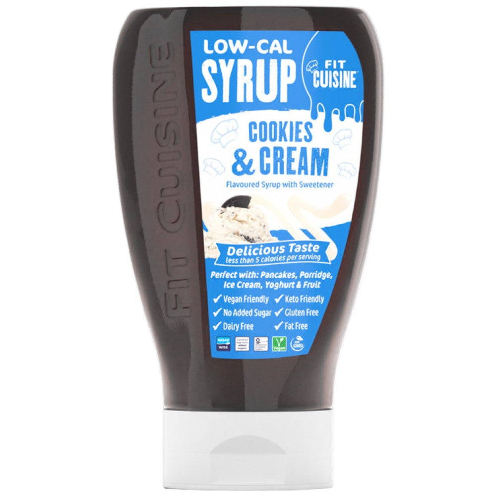 Fit Cuisine Low-Cal Sirup | Kekse & Creme - 425 ml