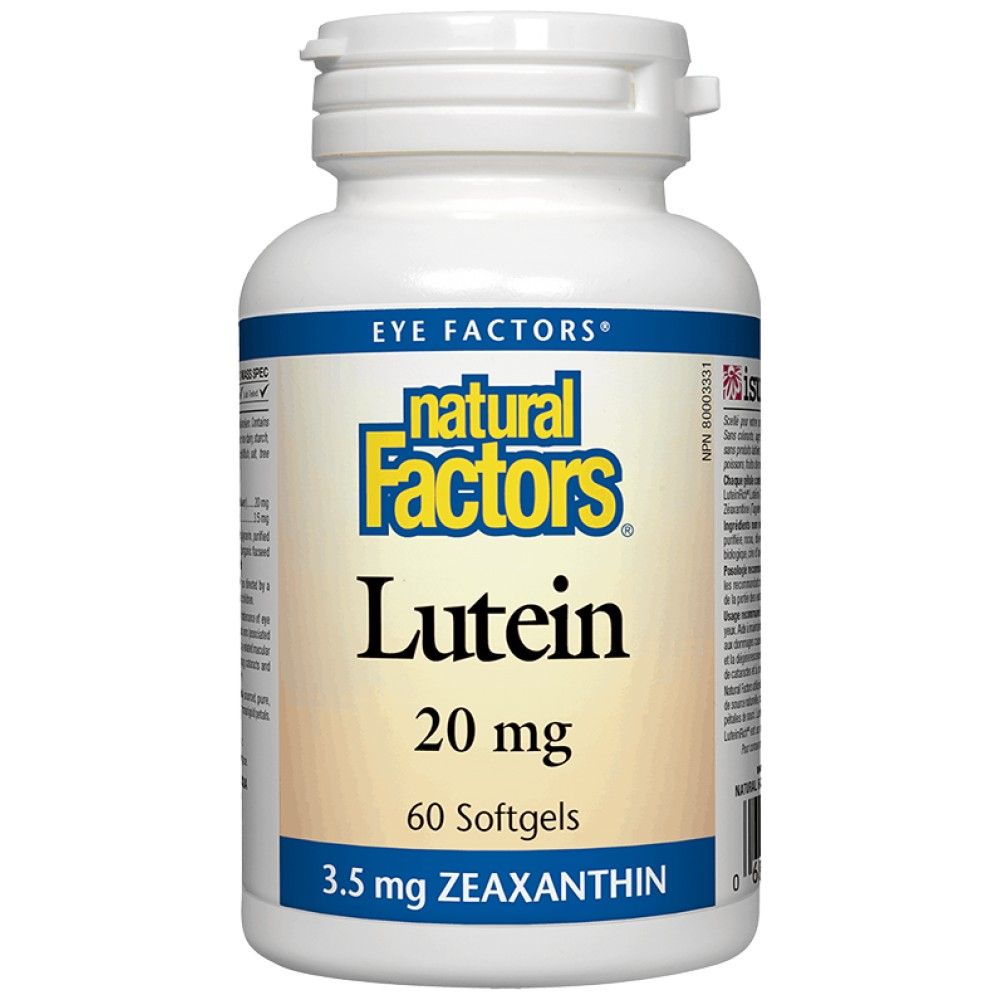 Lutein 20 mg | mit Zeaxanthin - 60 Gelkapseln