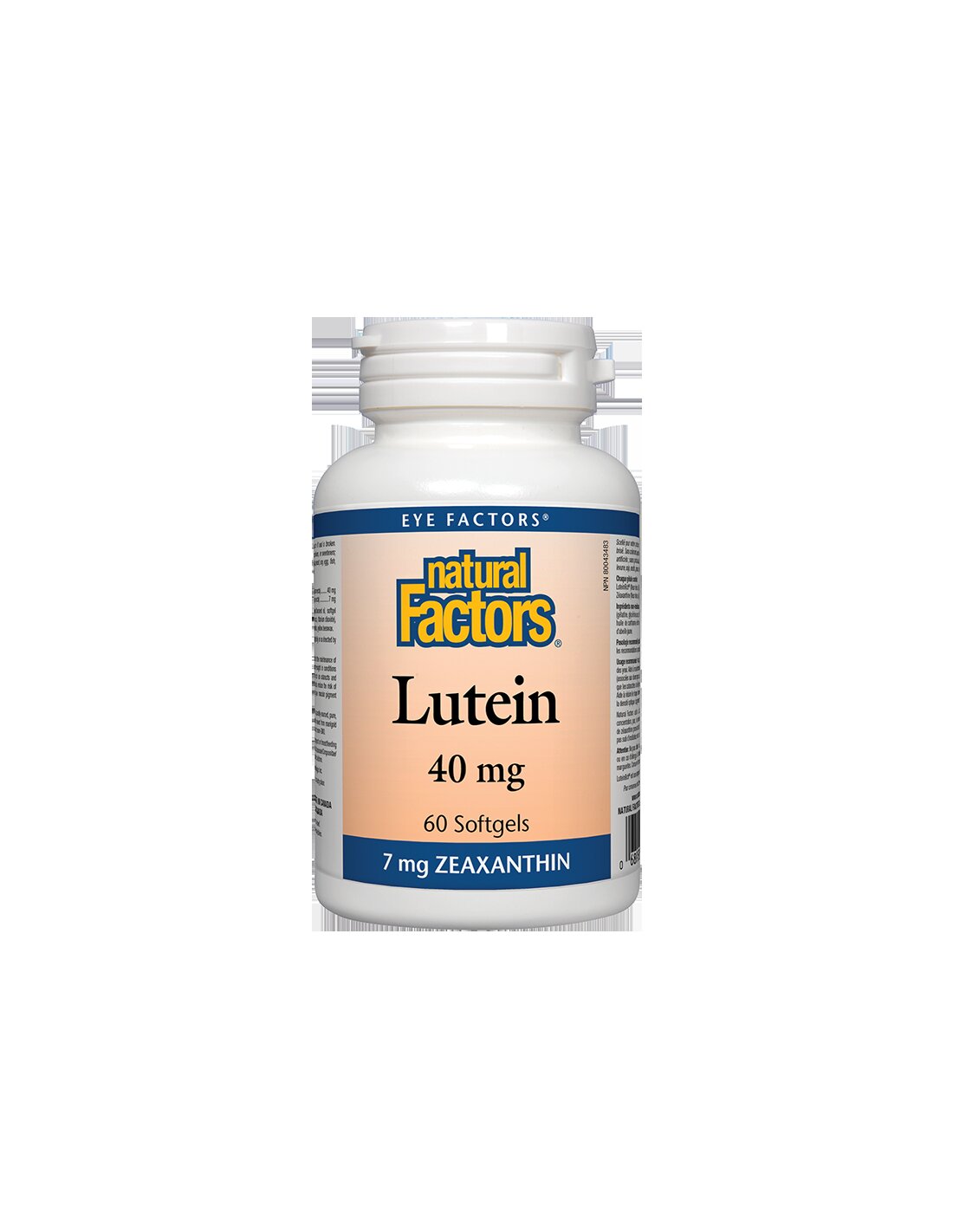Lutein/ Lutein 40 mg + Zeaxanthin x 60 Weichkapseln <tc>Natural Factors</tc>
