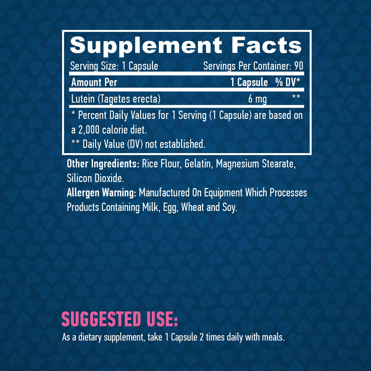 Lutein 6 mg./90 Kapseln.