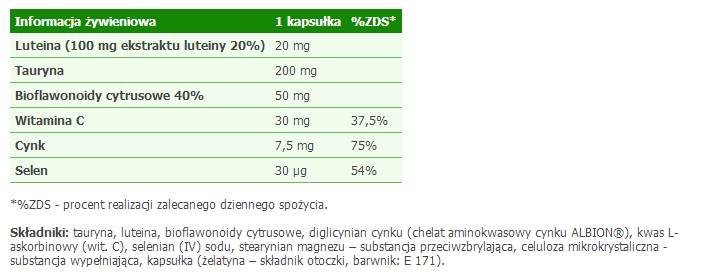Lutein Bio Complex – 30 Kapseln