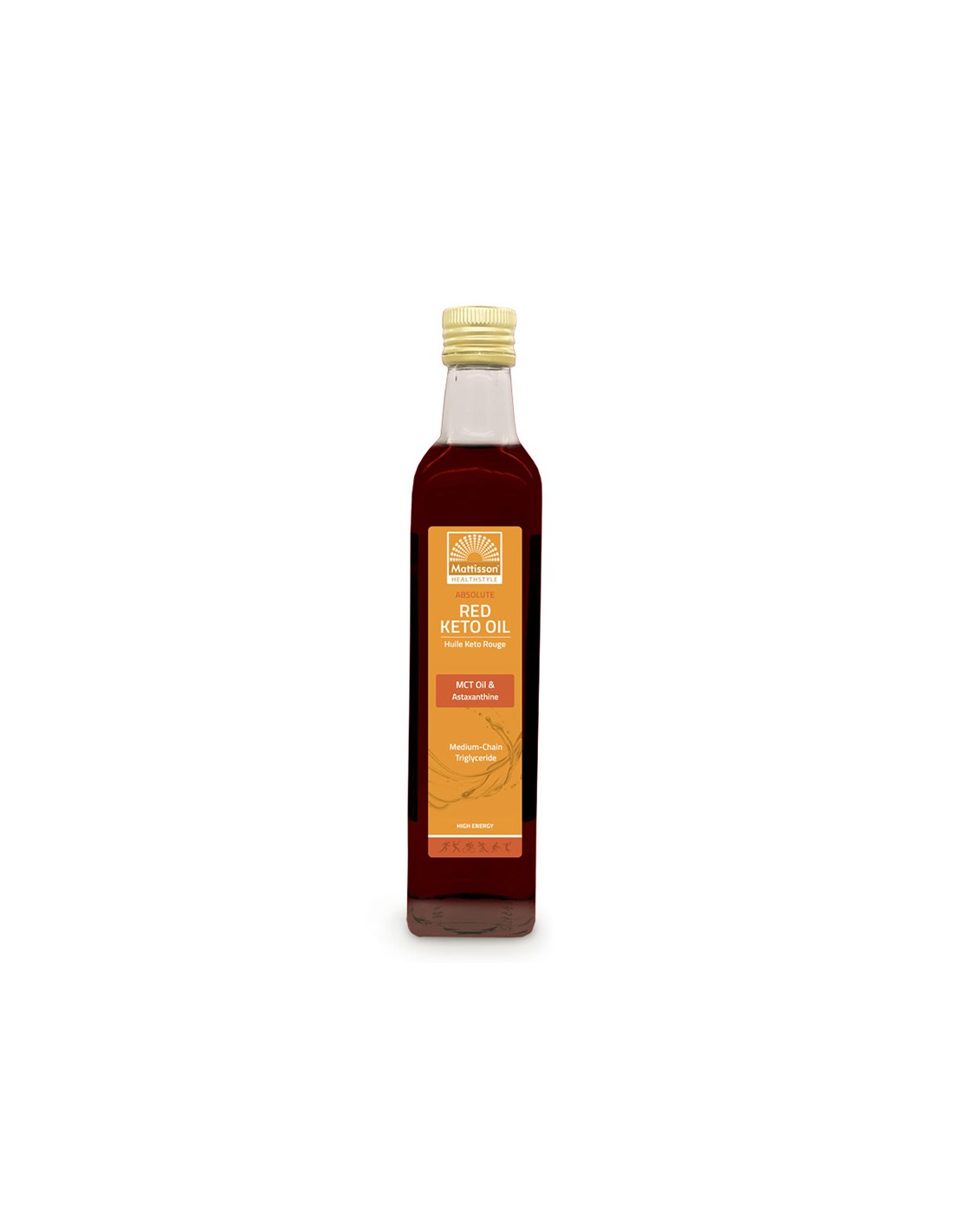 Red Keto Oil – MCT-Öl & Astaxanthin, 500 ml <tc>Mattisson Healthstyle</tc>