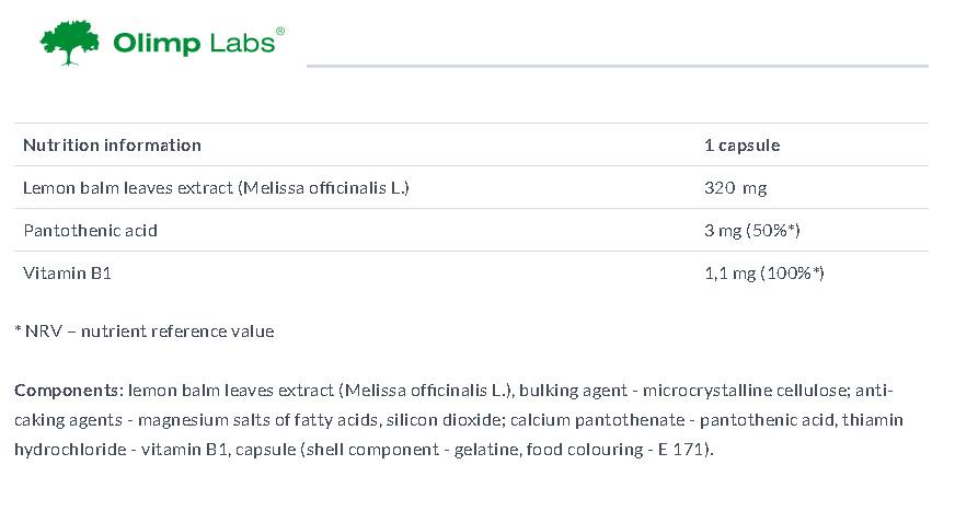Melissa Premium Line 30 Kapseln