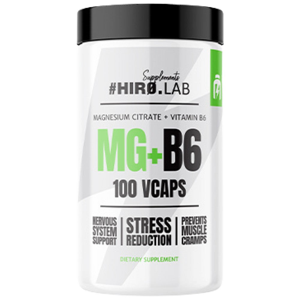 MG + B6 | Magnesiumcitrat + B6 – 100 Kapseln