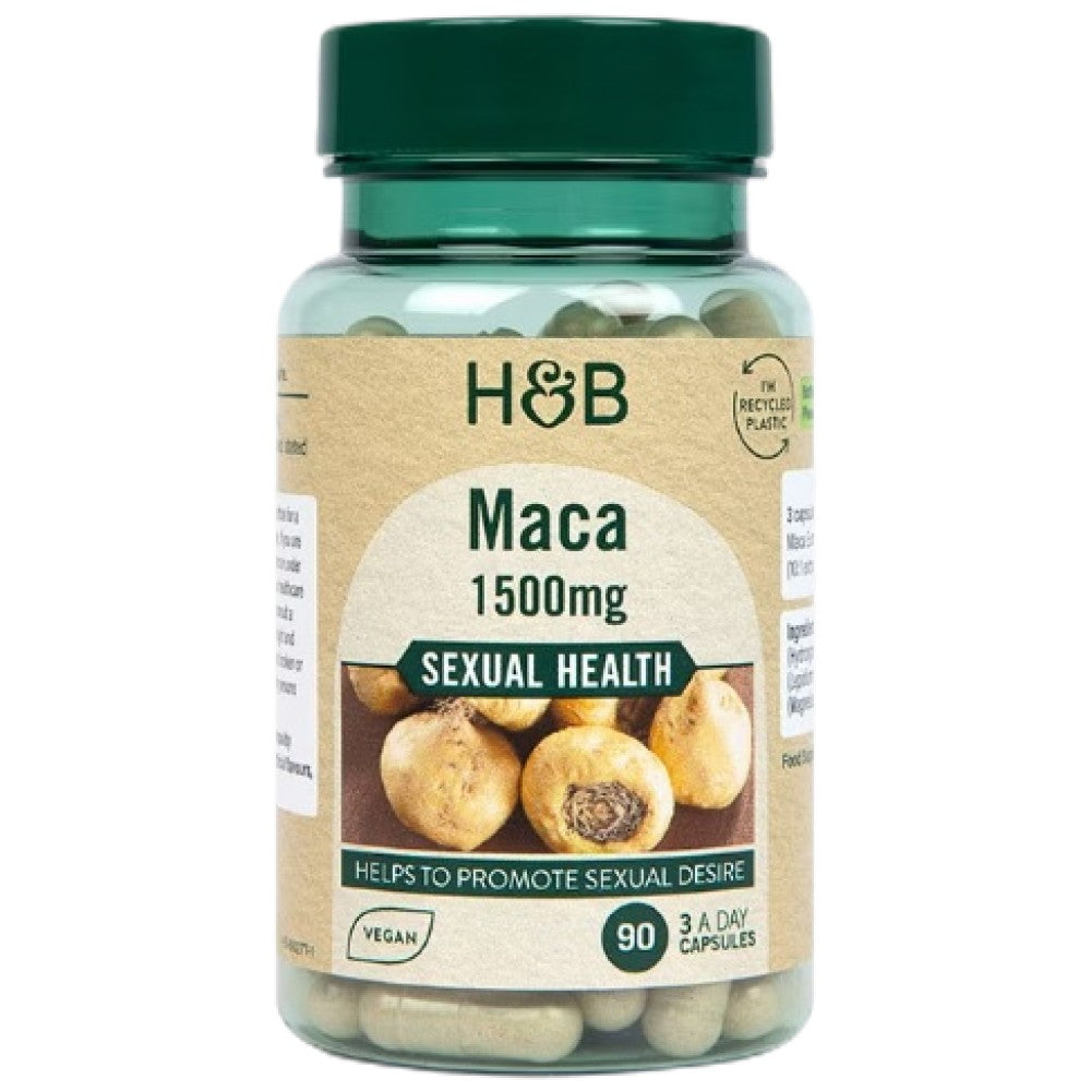 Maca 1500 mg – 90 Kapseln