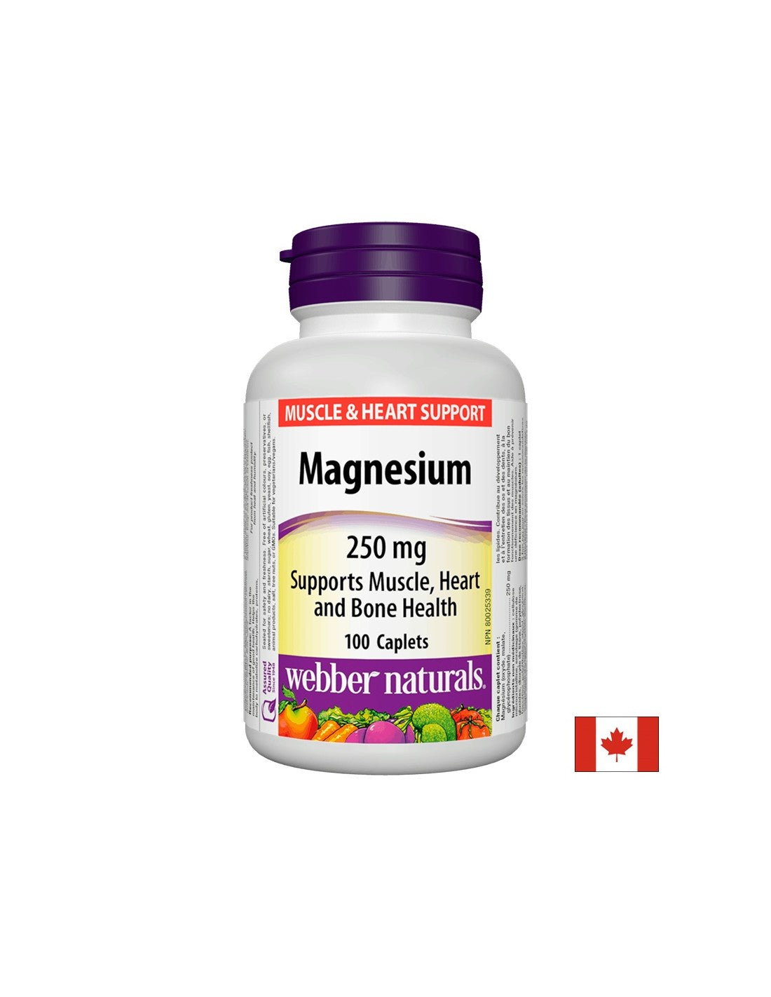 Magnesium 250 mg x 100 Kapseln <tc>Webber Naturals</tc>