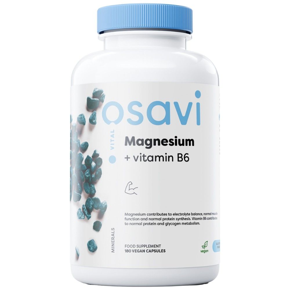 Magnesiumcitrat + Vitamin B6 – 180 Kapseln