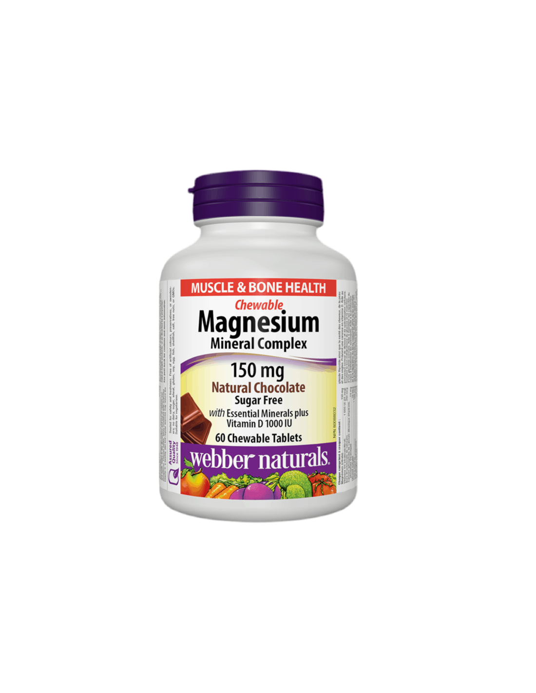 Magnesium-Mineral-Komplex x 60 Kautabletten mit Schokoladengeschmack