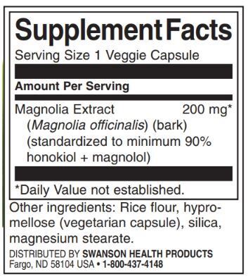 Magnolienextrakt 200 mg | Standardisiert - 30 Kapseln