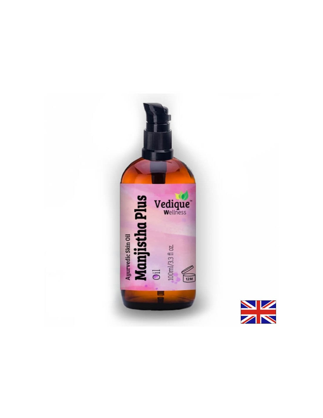 Massageöl für das Gesicht Manjistha Plus (Manjistha) – gegen Akne, Ekzeme, Psoriasis, Juckreiz, 100 ml