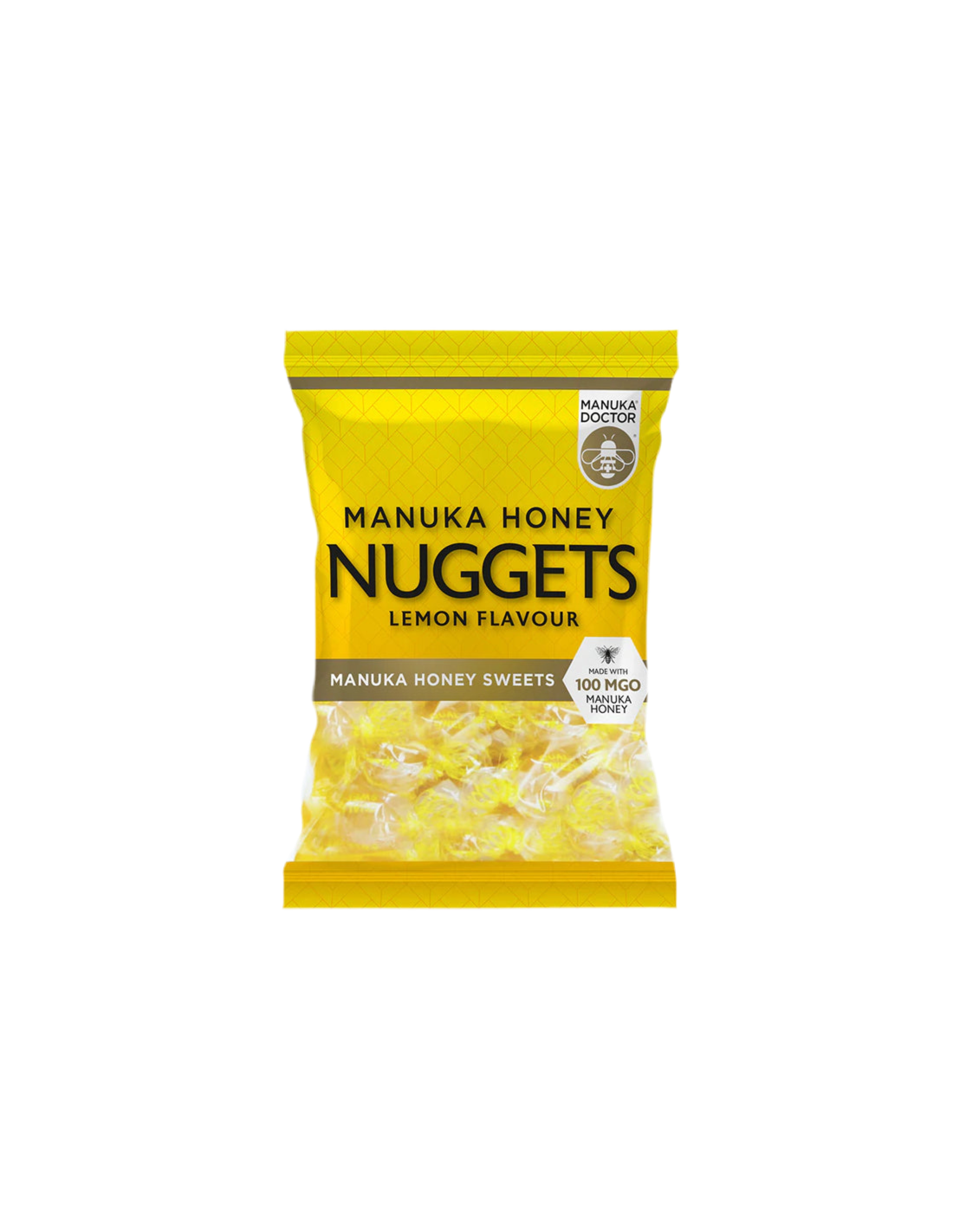 Manuka-Honig-Nuggets mit Zitronengeschmack, hergestellt mit 100 MGO Manuka-Honig, 120 g