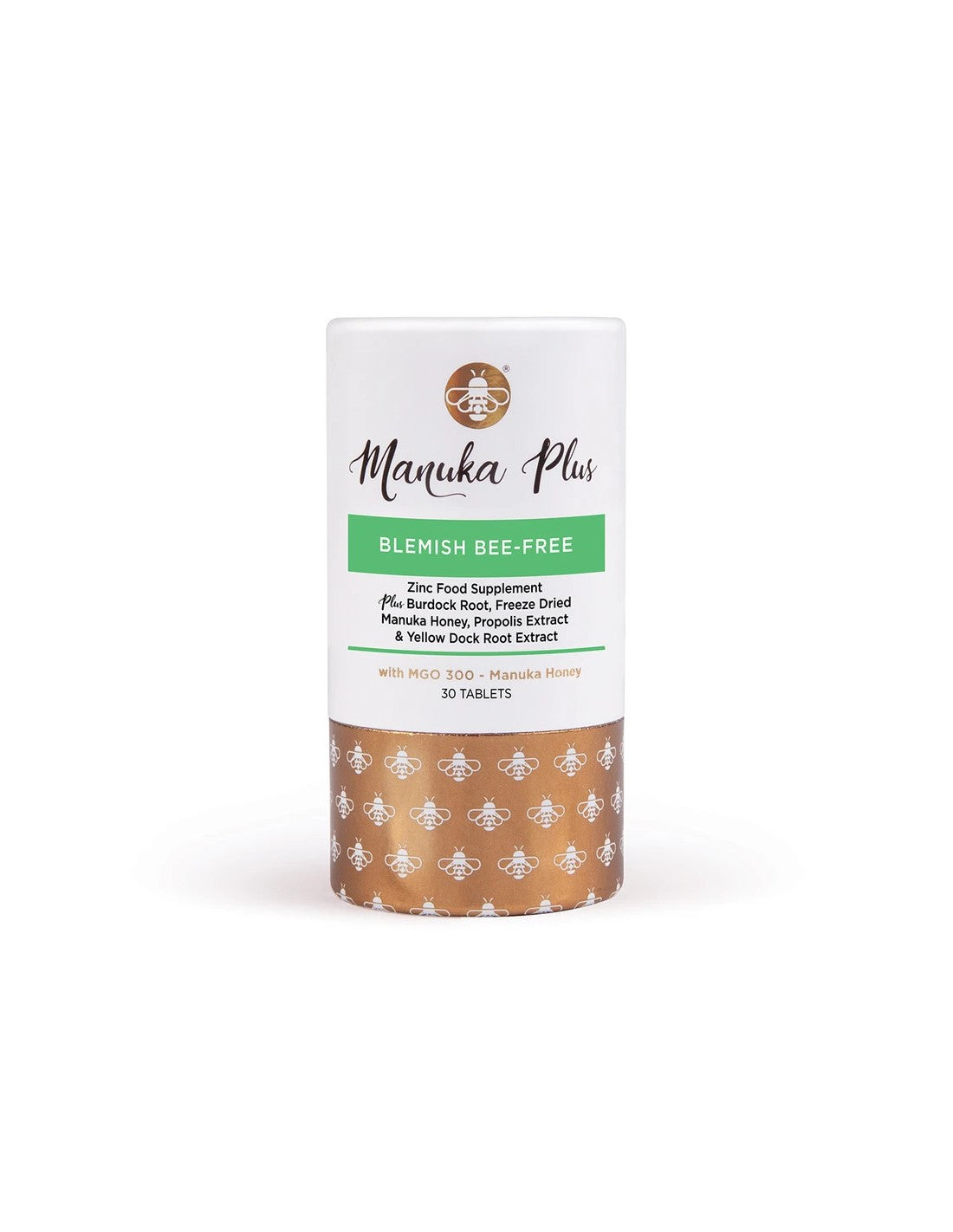 Manuka Plus® Blemish Bee Free/Anti-Blemish-Formel mit Manuka-Honig MGO 300 x 30 Tabletten