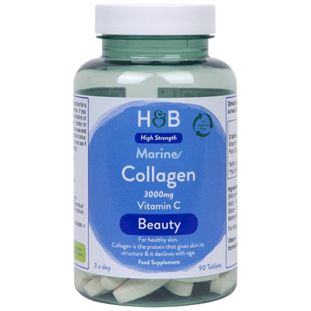 Meereskollagen mit Vitamin C 3000 mg – 90 Tabletten