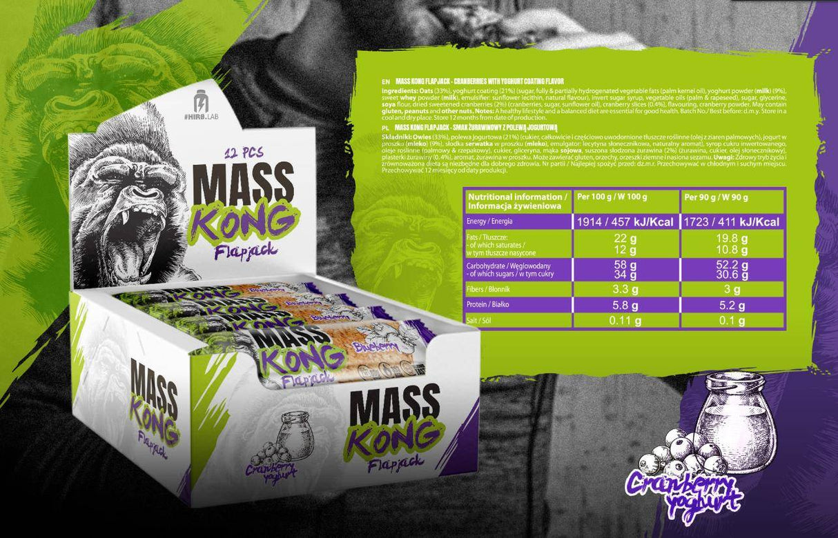 Masse KONG FlapJack ~ Haferriegel – 90 Gramm