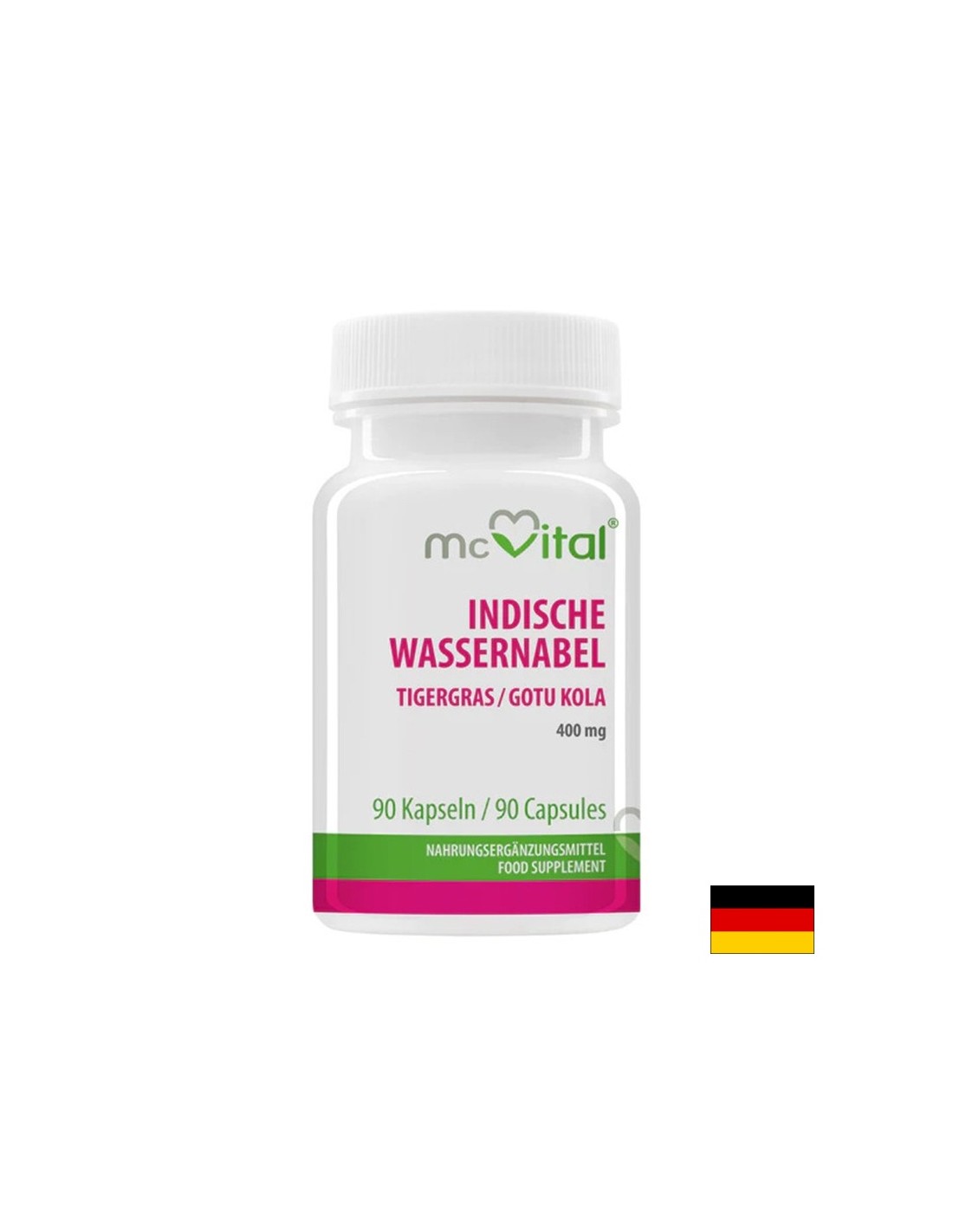 Durchblutung, kalte Gliedmaßen – Gotu Kola (Centella Asiatica) McVital, 400 mg x 90 Kapseln