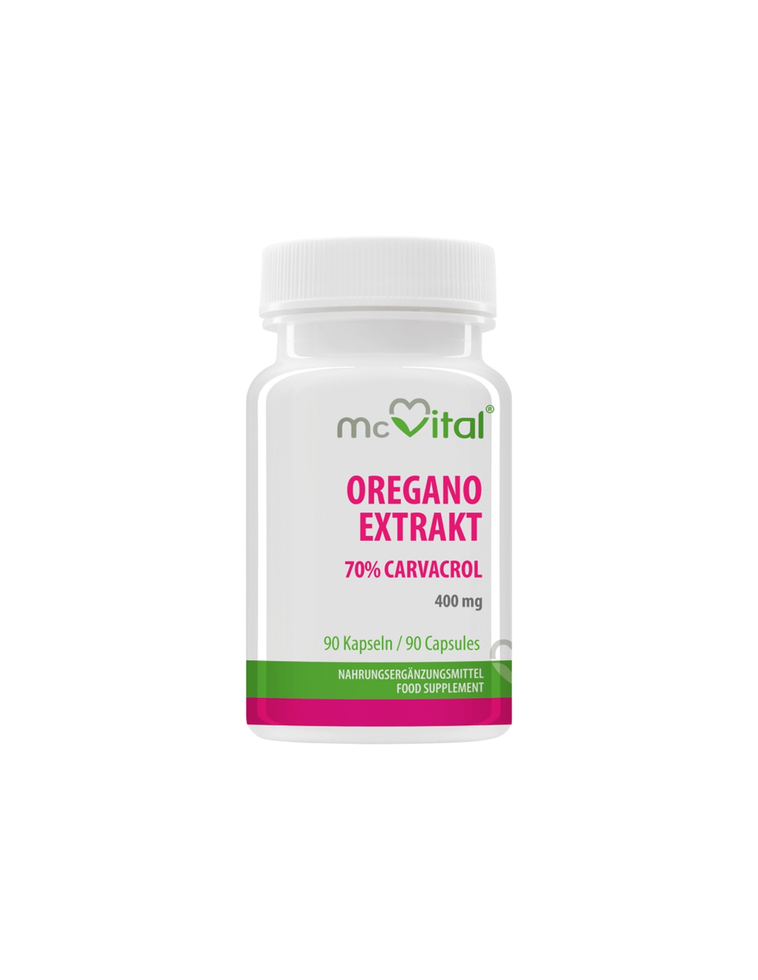 Atemwege – McVital Oregano-Extrakt 70 % Carvacrol, 90 Kapseln