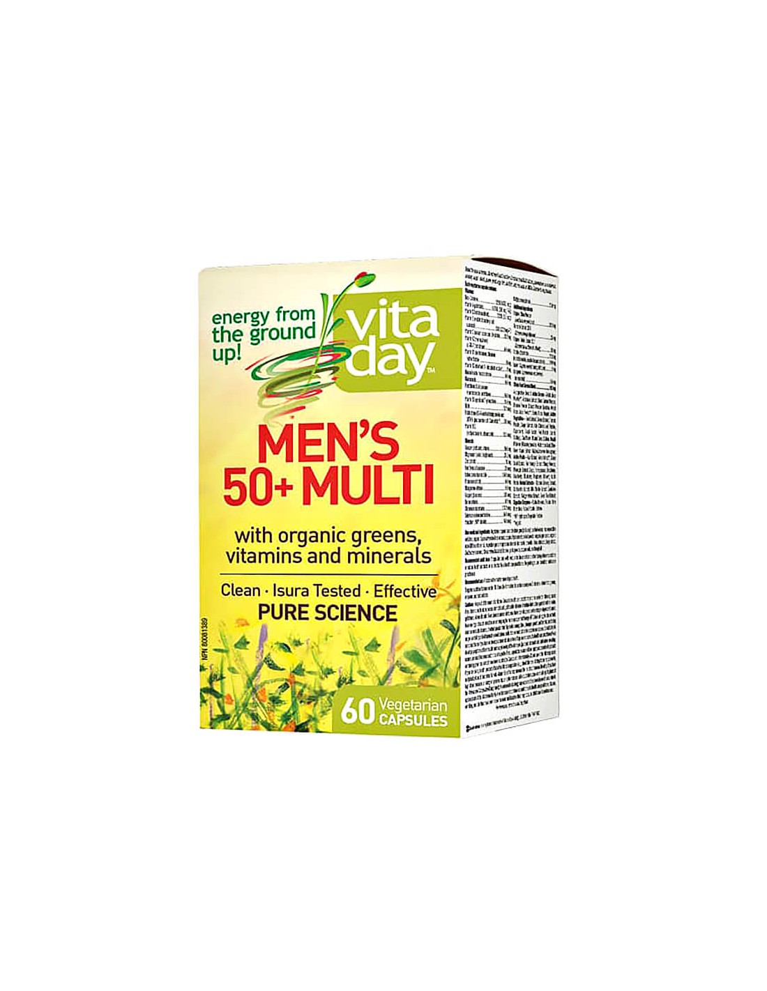 Men's 50+ Multi – Multivitamine für Männer 50+ (Für Kraft, Energie und Potenz), 60 Kapseln