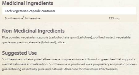 Geistige Ruhe/L-Theanin 125 mg – 60 Kapseln