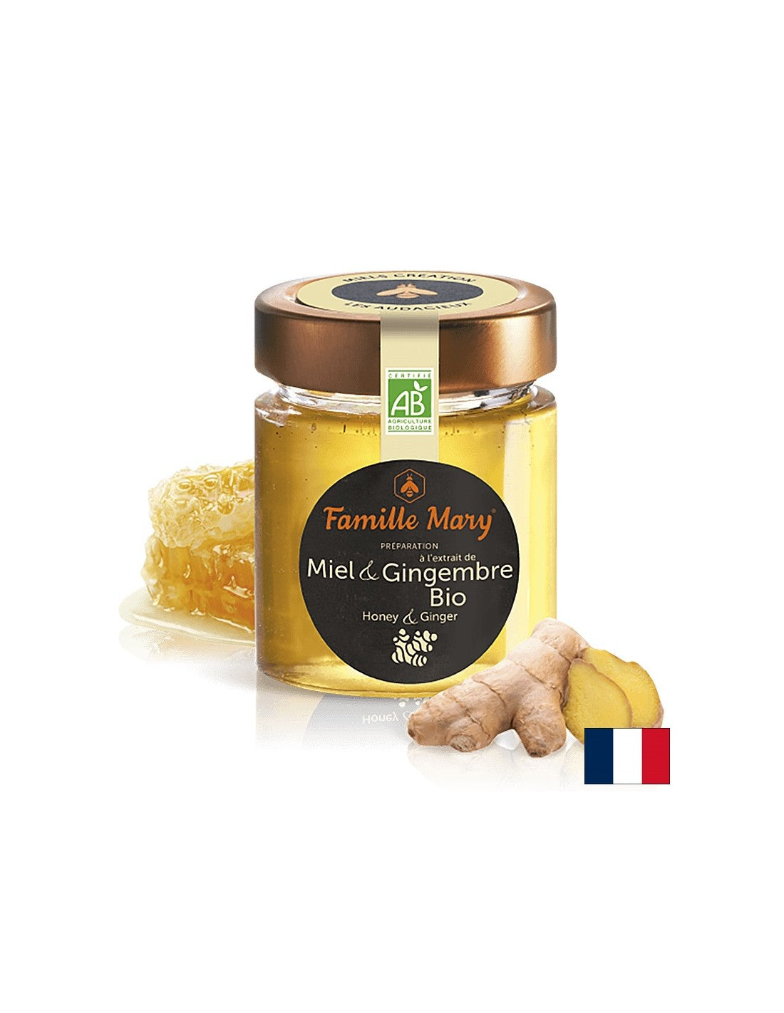 Bienenakazienhonig + Ingwer BIO - Miel Gingembre BIO, 170 g
