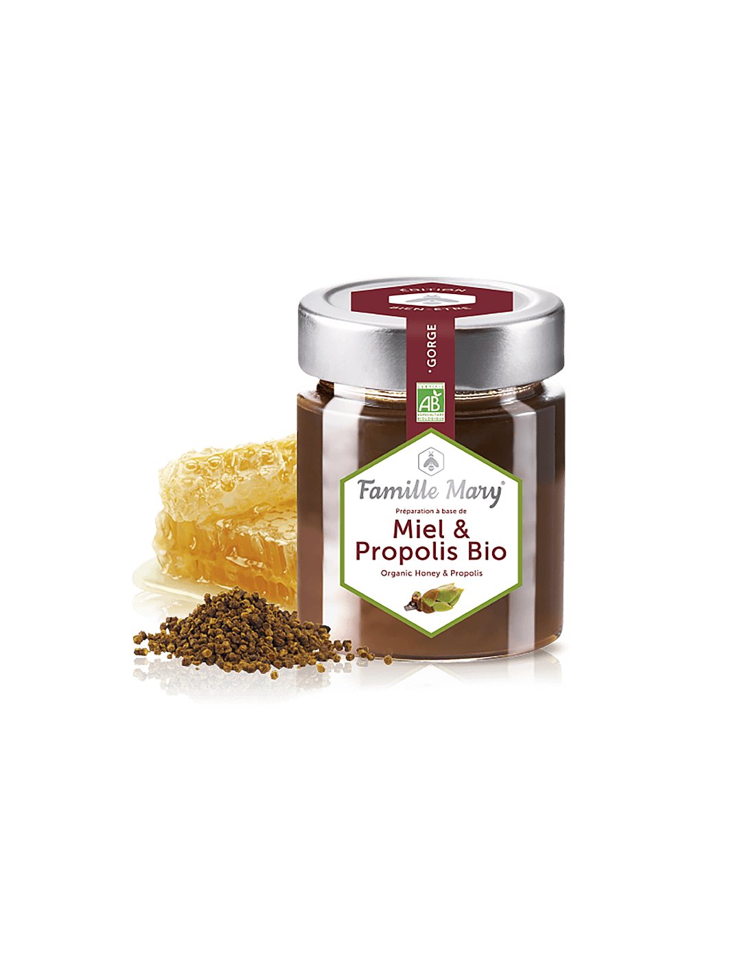 Miel & Propolis Bio/Bio Akazienhonig + Propolis, 170 g Famille Mary