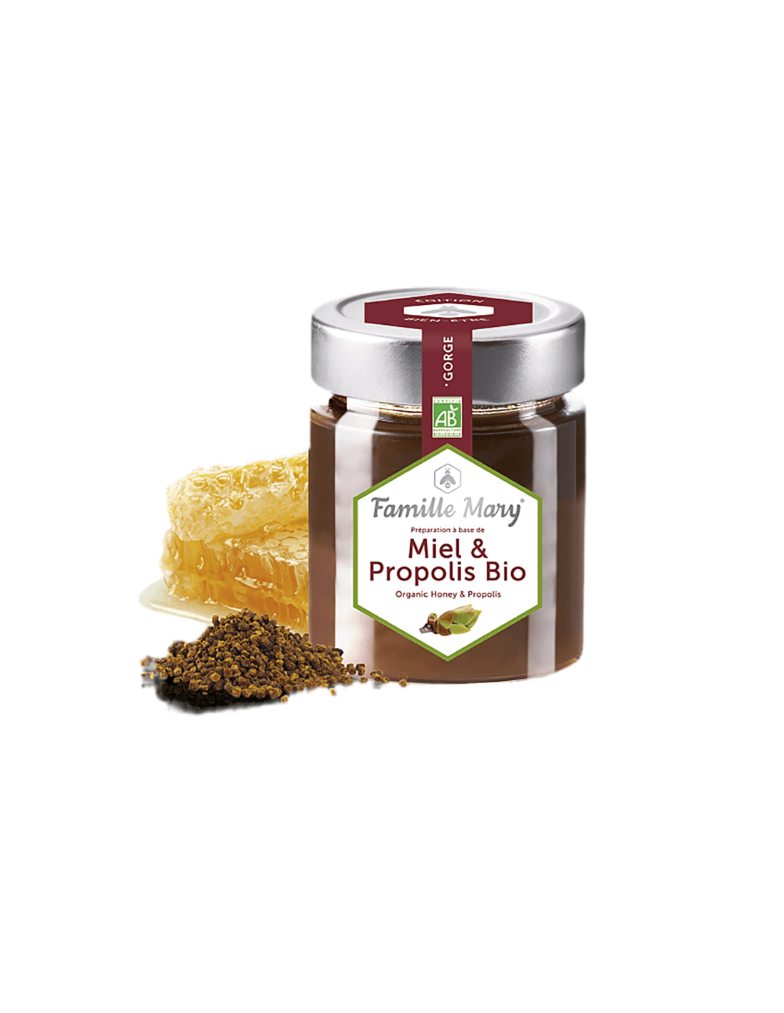 Miel & Propolis Bio/Bio Akazienhonig + Propolis, 170 g Famille Mary