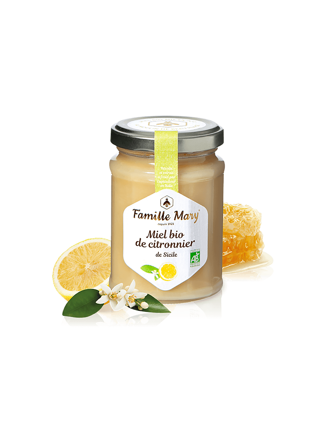 Bio-Zitronenbaumhonig - Miel bio de citronnier de Sicile, 230 g