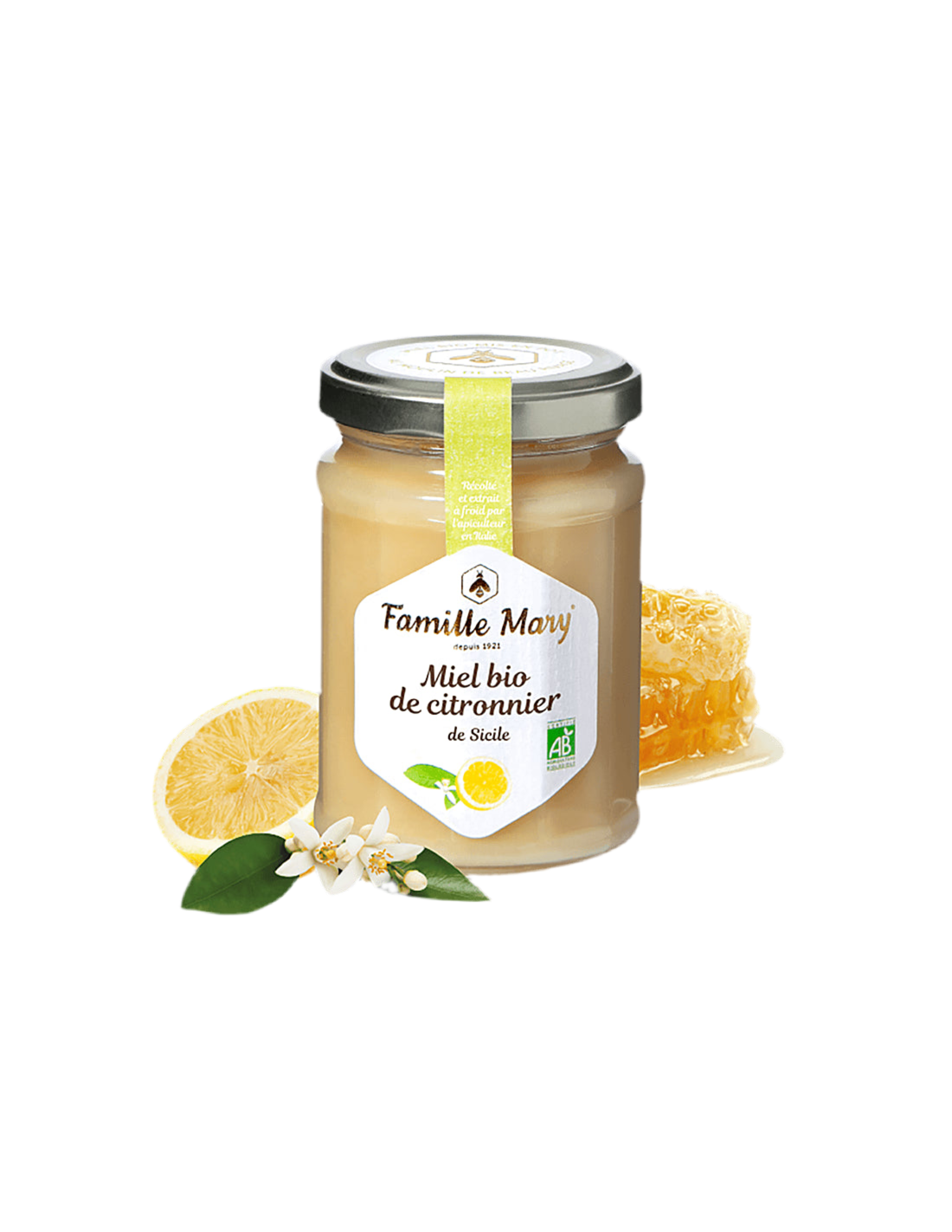 Bio-Zitronenbaumhonig - Miel bio de citronnier de Sicile, 230 g