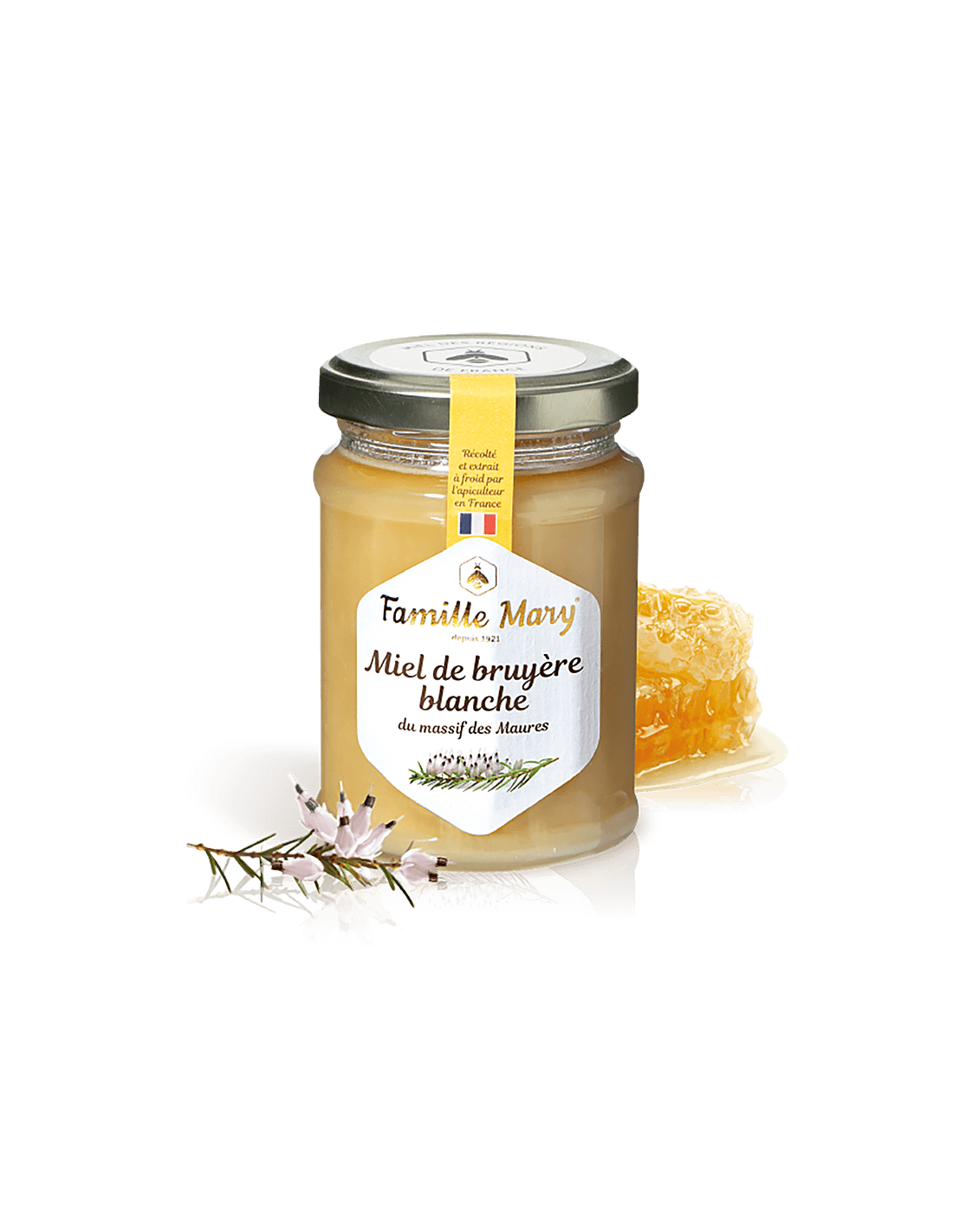 Honig aus weißen Heideblüten – Miel de bruyère blanche, 230 g