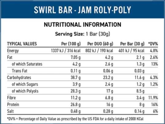 Wirbel | Duo Protein Bar - 12 x 60 Gramm