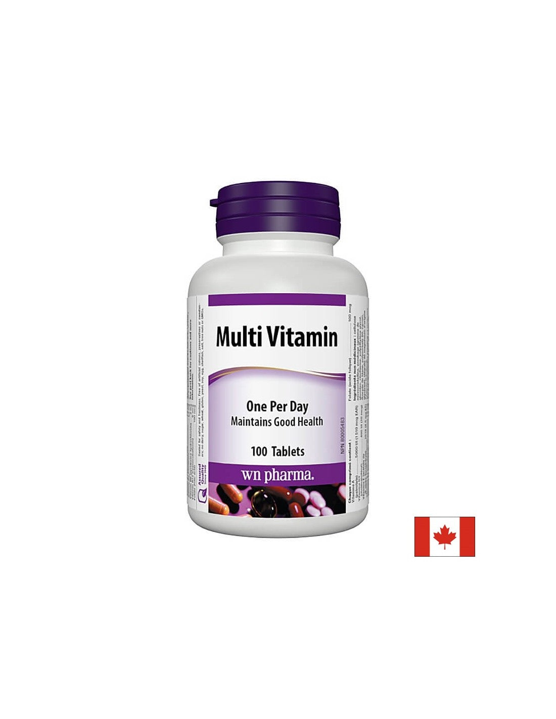 Multivitaminpräparat – Multivitamine, 100 Tabletten <tc>Webber Naturals</tc>