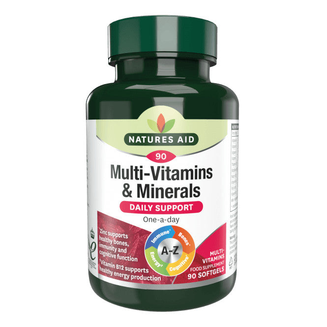 Multi-Vitamine und Mineralien (Multi-Vitamine und Mineralien) 90 Kapseln NaturesAid