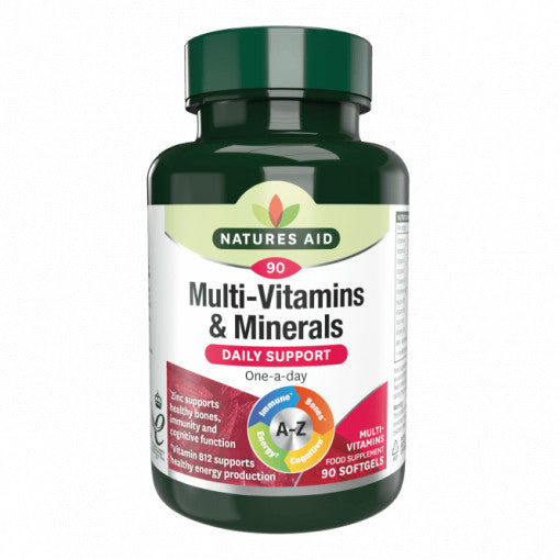 Multi-Vitamine und Mineralien (Multi-Vitamine und Mineralien) 90 Kapseln NaturesAid
